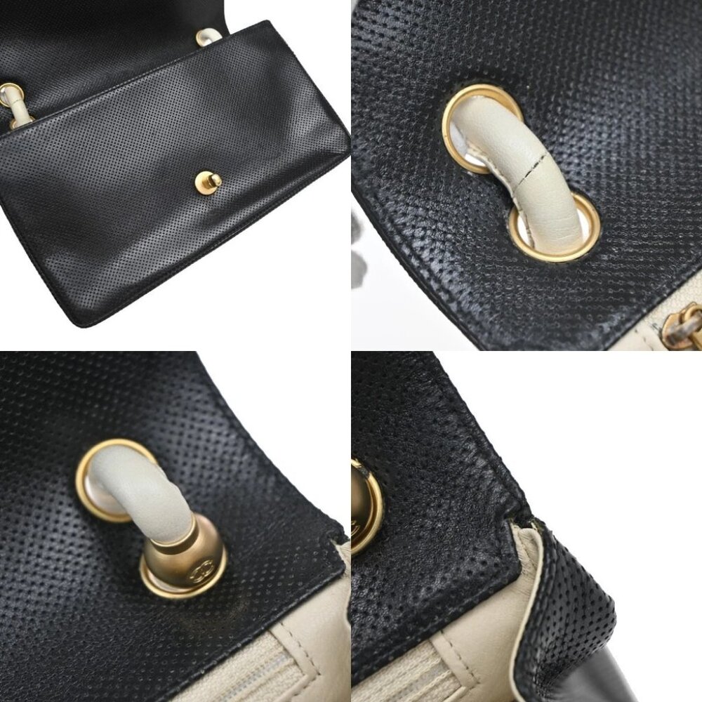 CHANEL CC Logo Shoulder Hand Bag Leather Black GHW France 687RF458 - Picture 4 of 14